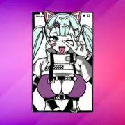 GamerSupps GG "Waifu Cup: Space Punk Enamel Pin"