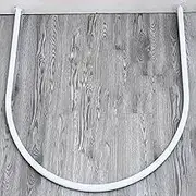 Wall Hanging U-Shaped Rod Clothing Store Fitting Room, Dressing Room Metal Tube, for Portable Dressing Room Clothing Store Dorm Room