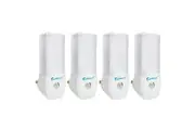 4x Sansai Automatic Sensor Activated LED Home Soft Glow Night Light 240V 0.4W