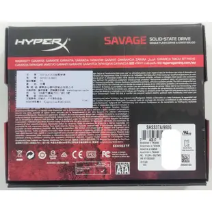 [舊Macbook 升級首選]HyperX Savage 960GB 金士頓 Kingston MLC SATA SSD