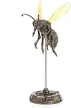Bronze Finish Steampunk Hornet Specimen on Museum Mount Statue 10.5 Inches High