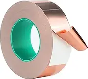 Copper Tape, Copper Foil Tape with Double-Sided Conductive Adhesive Tape for Grounding, EMI & Guitar Shielding, Stained Glass, Arts & Crafts, Electric Repairs, Grounding (30mm X 20M)