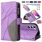 Magnetic Zipper Wallet Phone Case For Samsung A06 A16 A05 A15 A55 A52S A53 A32