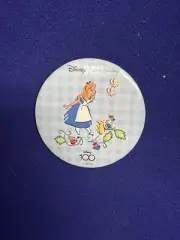 VERA BRADLEY Disney Pin Alice In Wonderland Collection Launch Button New