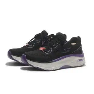 【SKECHERS】慢跑鞋 GO RUN MAX CUSHIONING 黑紫 寬楦 女 128928WBKPR-US 8