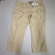 NEW 5.11 Tactical Mens TacLite Pro Ripstop Pants Size 48 Khaki Relaxed Fit