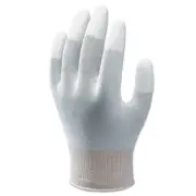 Hi-Tech Polyurethane Coated Gloves, Medium, White SHOWA BO600M 38054973380 White