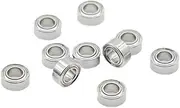 10PCS Stainless Steel SMR63ZZ SMR74ZZ SMR85ZZ ABEC-9 Fishing Reel Bearing Fit for DAIWA/Shimano/Abu/Garcia Reel Handles Bearing(10SMR95 5X9X2.5 Open)