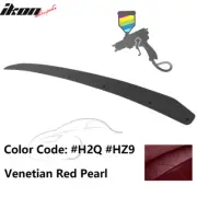 Fits 15-21 Subaru WRX STI Gurney Flap OE Style Trunk Spoiler #H2Q Red Rear Wing (for: Subaru)