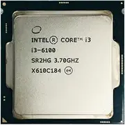 Intel Core I3-6100 I3 6100 3.7 GHz Dual-Core Quad-Thread 51W CPU Processor LGA 1151