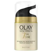 Olay Total Effects Anti-aging Moisturizer Touch of Foundation 1.7Oz Pack of 6