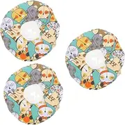Angoily 3pcs Pet Collar Surgery Recovery Cat Collar After Surgery Cat Collar Cat Cone Collars Anti Licking Collar Cat Collar Supply Puppy Collars Dogs Neck Ring The Dog Cotton