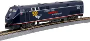 USA Model Train Products HO GE P42 Amtrak Midnight Blue #100 w/ 50th Anniversary