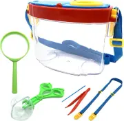 Bug Catcher and Insect Collection Kit - Outdoor Nature Explorer with Tweezers...