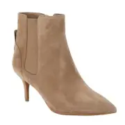 Cole Haan Women's Go-To Park Pointed Toe Dress Booties Tan Size 8 1/2