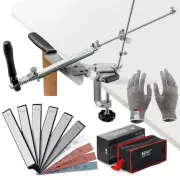 RUIXIN PRO RX-008 Knife Sharpener Kit - 4 Whetstone 6 Diamond Stones for Kitchen
