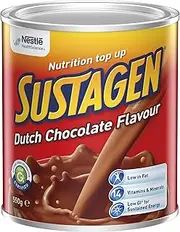 SUSTAGEN Everyday Supplement Powder, 14 Vitamins & Minerals, Low GI, Dutch Chocolate Flavour, 550g