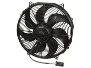 Fan (SPAL 16" High Output Puller Curved Blade 12 Volt W/ Ring)