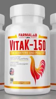 VitaK-150 PARA GALLOS POLLOS GALLINAS Vk-150 Gallo K FOR ROOSTER GAMEFOWL
