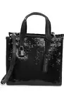 Marc Jacobs Mini Grind Sequin Crossbody Tote Bag Satchel ~NWT~ Black
