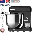 Stand Mixer 6.5L 1400W Electric Kitchen Food Dough Egg Beater Black 6 Speed AU