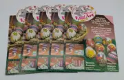 5 Vintage 1981 Sun Hill Instant Egg Floral Geometric Wrappers Easter 60 TOTAL