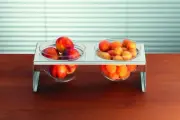 MONO Duolino - 2-Piece Mini Bowl Set - Borosilicate Glass + Stainless Steel