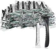 Kheoxusa (100 Pack) Disposable Razors,Disposable Razors For Women,Mens Disposable Razors,Bulk Razors Disposable Individually Wrapped for Men,Women and Lady,Multipurpose Individually Wrapped Big-Black