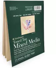 Toned Mixed Media Paper Toned Tan 6"X8"-15 Sheets -62462206