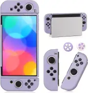 NEW Switch OLED Case for Nintendo Switch OLED Model Dockable Cover Purple