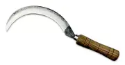 Forged Sickle. Herb knife. Forged Crop Reaper. Handmade scythe. Garden tool