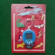 Zoo Zone 8 Mini Pets In 1 Keychain Tamagotchi Electronic Handheld New