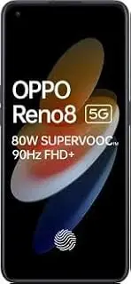 [OPPO] Reno 8 Dual-Sim 128GB ROM + 8GB RAM (GSM only | No CDMA) Factory Unlocked 5G Smartphone (Shimmer Black) - International Version