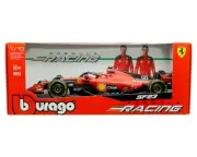 Bburago 1:18 Ferrari SF-23 Formula Racing #55 Carlos Sainz Diecast Red 18-16812