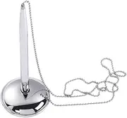 Operitacx Countertop Signature Pen with Chain and Base Ergonomic Business Accessory for Guest Book Signing Stylish Design Vibrant Finish for Banks and Hotel Front Desks