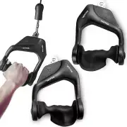 Premium Cable Machine D-Handles - Comfort-Driven Gym Grips for Better Training