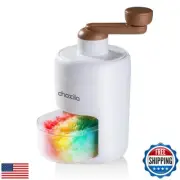 Choxila Shaved Ice Machine Snow Cone Machine - Portable Crusher with Free Cub