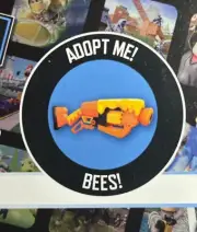 Adopt Me BEES! Nerf Roblox Lever Action Dart Blaster CODE ONLY Sent Thru Message
