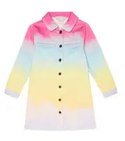 [Stella McCartney Kids] Stella McCartney Kids Dégradé denim shirt dress Y 6 multicoloured
