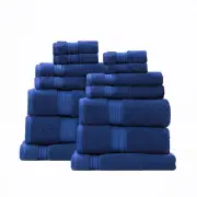 Renee Taylor Brentwood Low Twist 14 Piece Royal Towel Pack