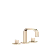 Dornbracht MEM Three-hole basin mixer w. pop-up waste Champagne 20705782-47