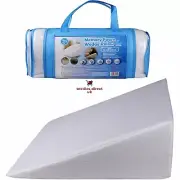 Large Memory Foam Wedge Pillow Back Support Acid Reflux Raised Bed Pillow