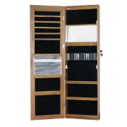 Levede Full Length-Dressing Mirror Jewellery Cabinet LED Makeup Storage Box