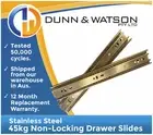 450mm 45kg Stainless Steel Drawer Slides Fridge Runners Kitchen Boat