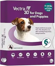 Vectra 3D Small Dog 11-20lbs, 6 Doses