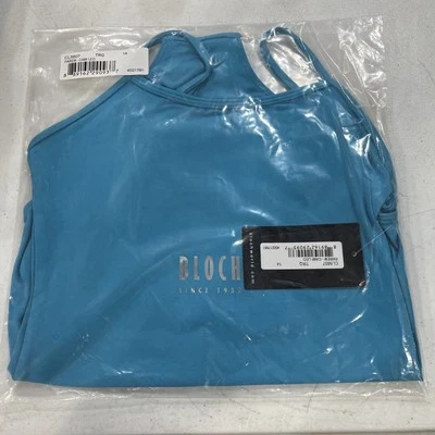 BLOCH CL5607 Parem - Cami Leotard Turquoise Size 14