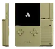 Analogue Pocket Gameboy Game Boy Handheld Video Console Limited Gold + Case