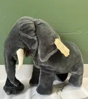 Folkmanis Folktails Elephant Large 20" Hand Puppet Full Body Plush Realistic NWT