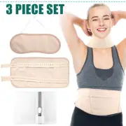 3Pcs Waist Neck Oil Pack Set Washable Reusable Essential Oil Wrap GrMDe