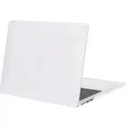Matte Rubberized Hard Shell Case Cover for 13.6" MacBook Air (2022-2024) - Matte White for Models: A2681 M2 / A3113 M3 [NBAOEM0160]